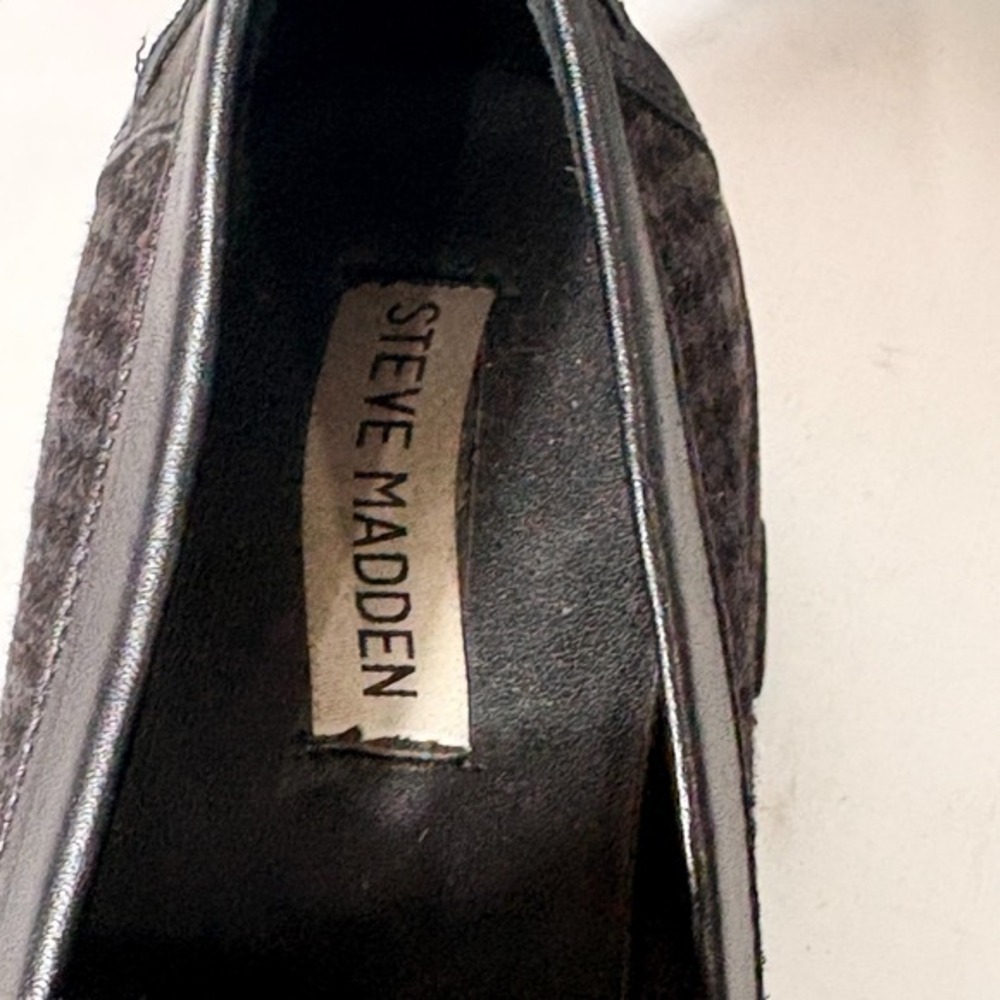 Steve Madden Beth Platform Chunky Loafers Size 11 Plaid Academia Preppy 90s Y2K - Picture 7 of 10